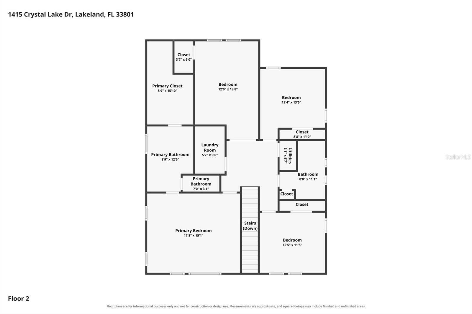1415 CRYSTAL LAKE DRIVE, Lakeland, FL 33801 1415 CRYSTAL LAKE DRIVE, Lakeland, FL 33801