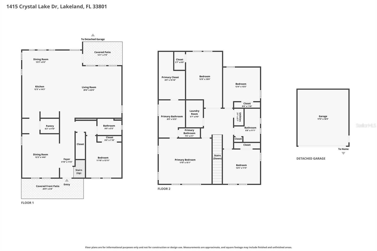 1415 CRYSTAL LAKE DRIVE, Lakeland, FL 33801 1415 CRYSTAL LAKE DRIVE, Lakeland, FL 33801