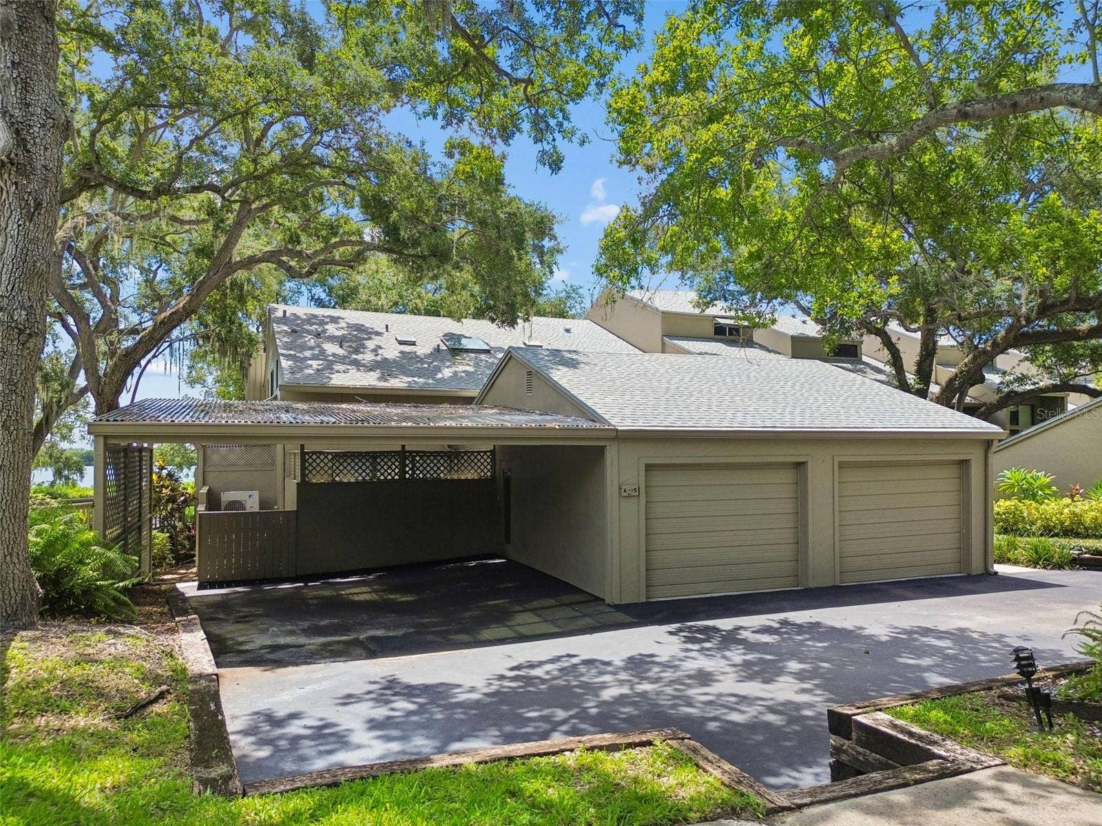 2 Car Garage and Carport
