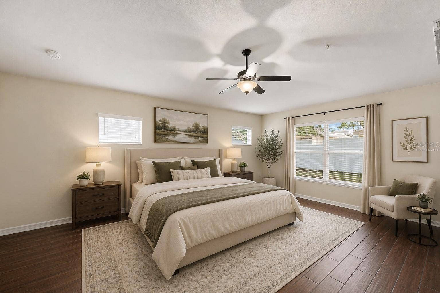 13368 MANDALAY PLACE, Spring Hill, FL 34609 Virtually Staged - Primary Bedroom