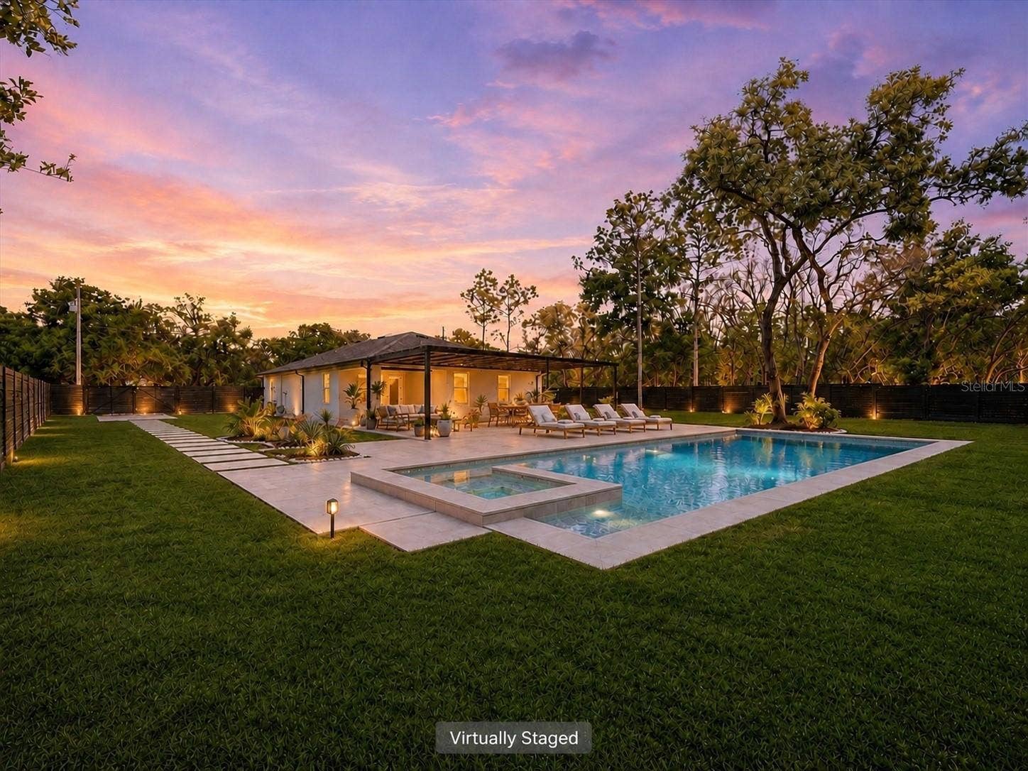 12326 DEEP CREEK DRIVE, Spring Hill, FL 34609 Virtual Walkway, Patio & Pool