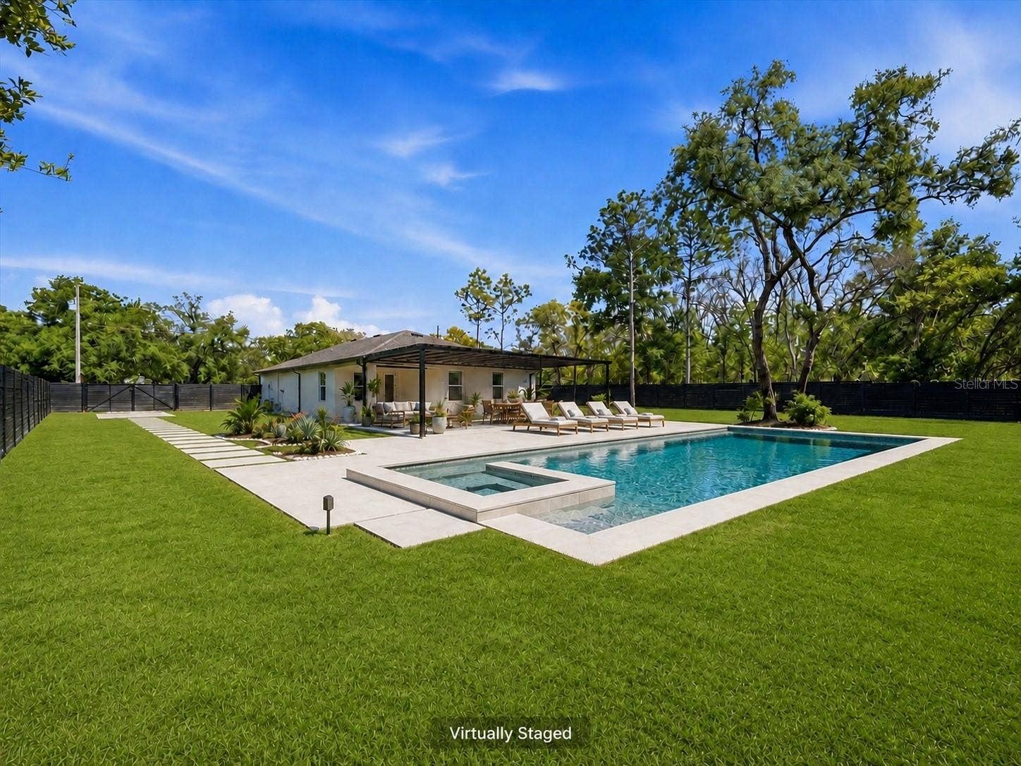 12326 DEEP CREEK DRIVE, Spring Hill, FL 34609 Virtual Walkway, Patio & Pool