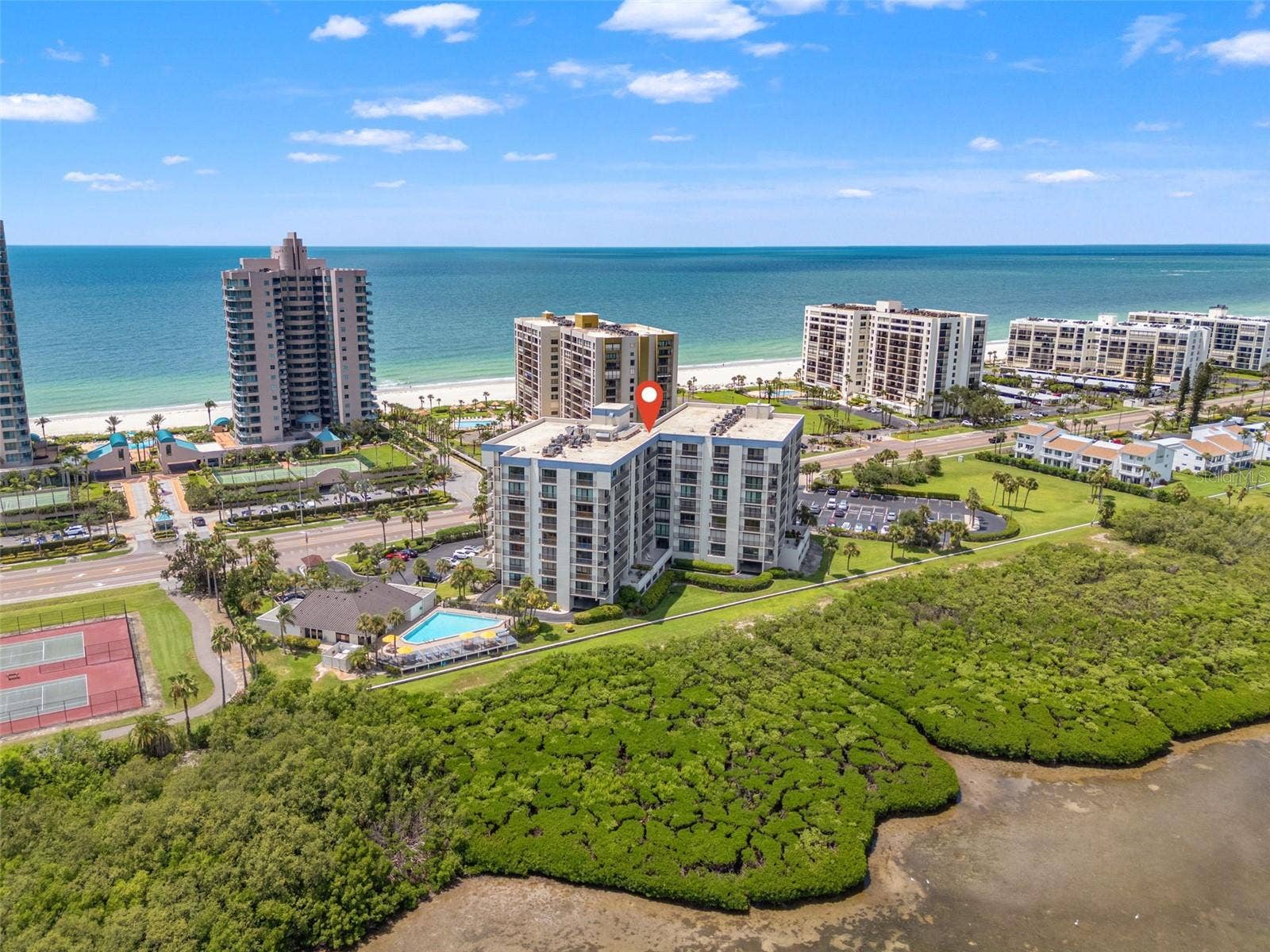 1501 GULF BOULEVARD, #206, Clearwater, FL 33767 Aerial View