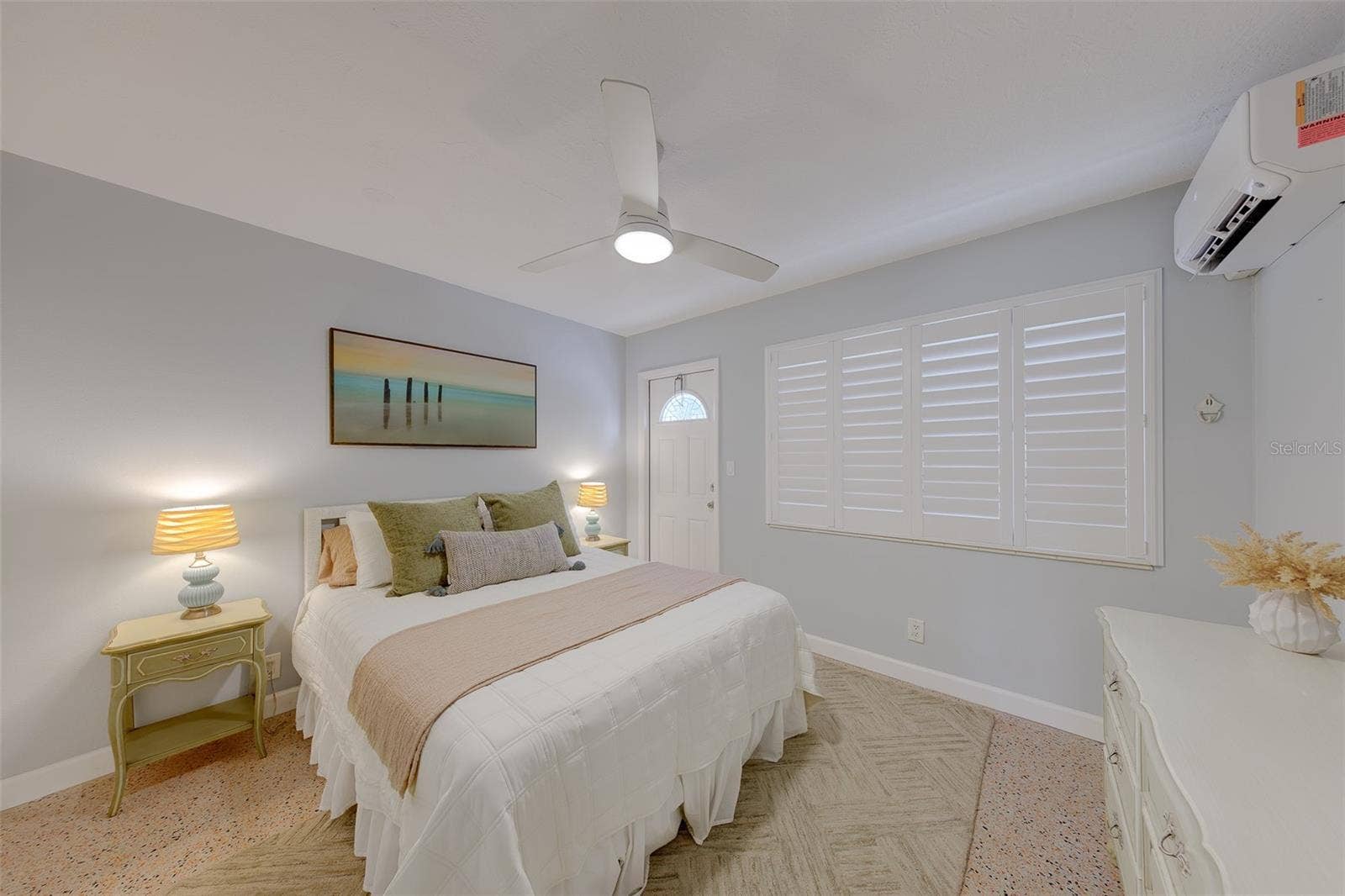 121 46TH AVENUE, #2G, St Pete Beach, FL 33706 Secondary bedroom w exit to back patio