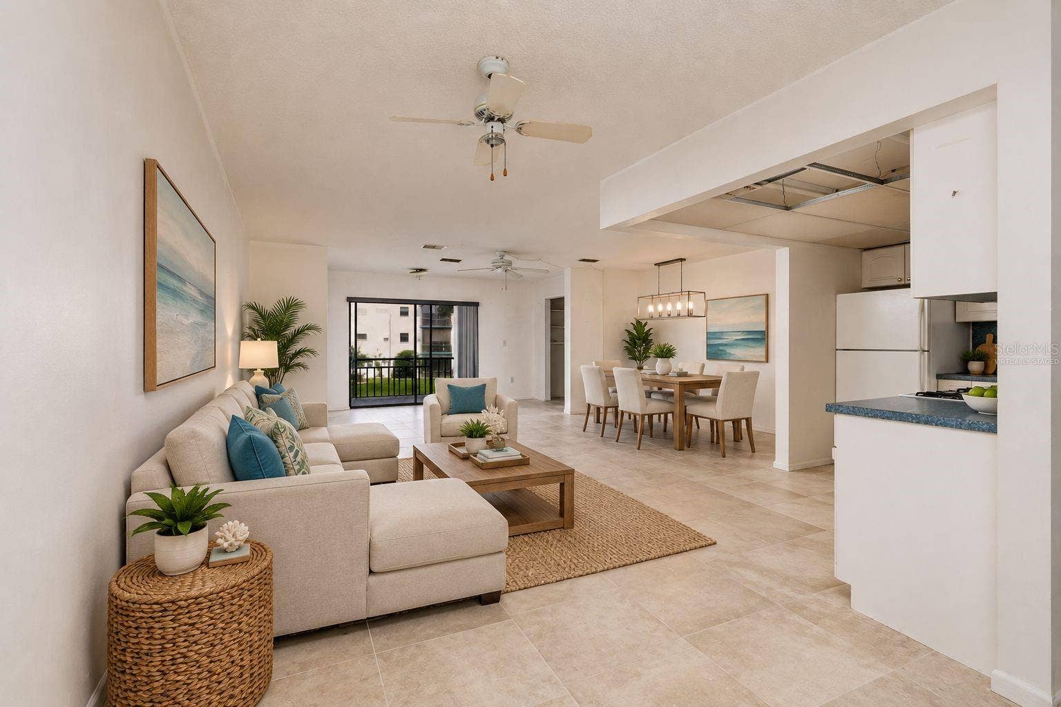 5980 TERRACE PARK DRIVE N, #208, St Petersburg, FL 33709 Virtually Staged (and added title flooring for visualization)