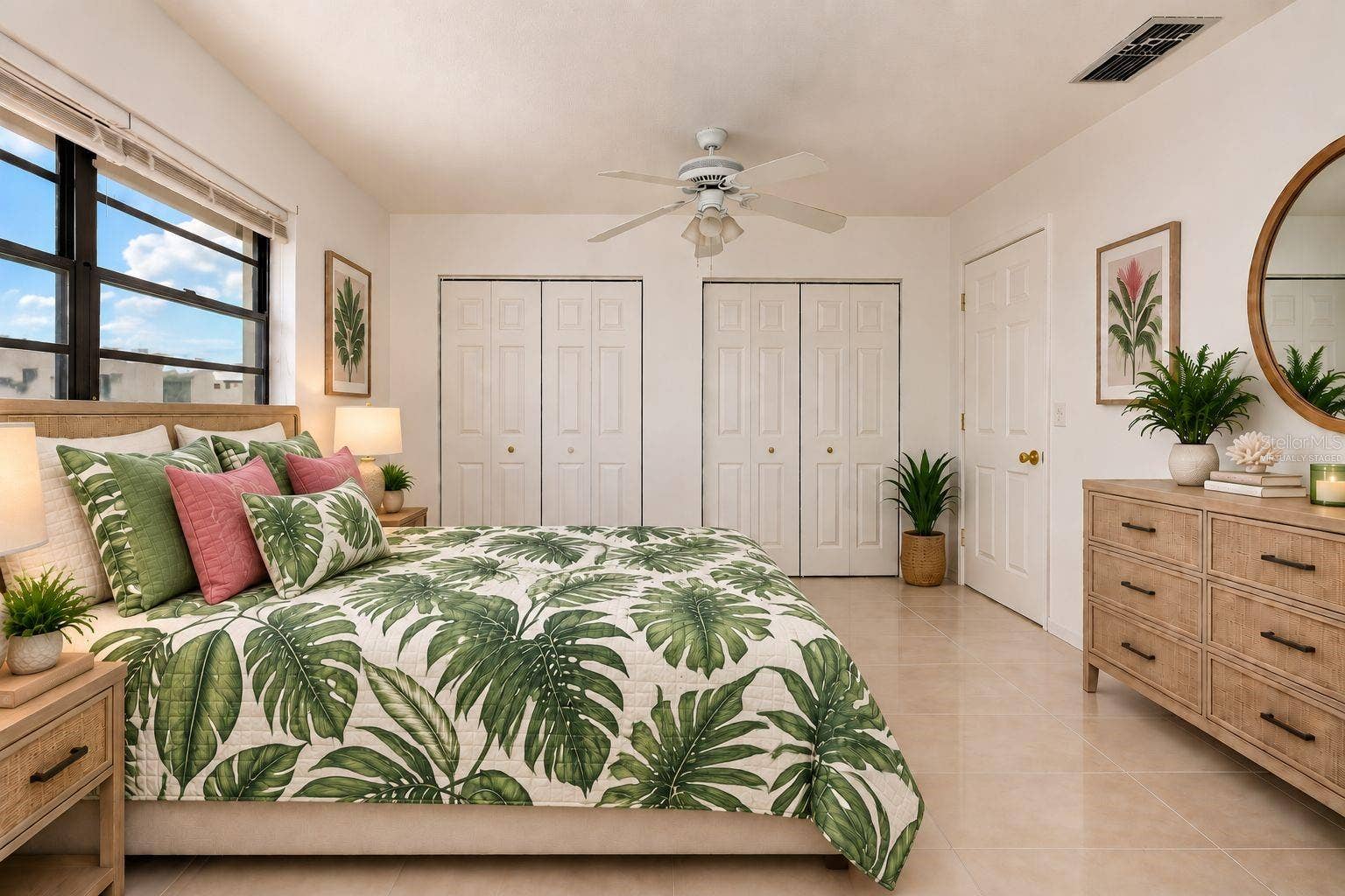 5980 TERRACE PARK DRIVE N, #208, St Petersburg, FL 33709 Virtually Staged (and added closet doors and tile flooring for visualization)