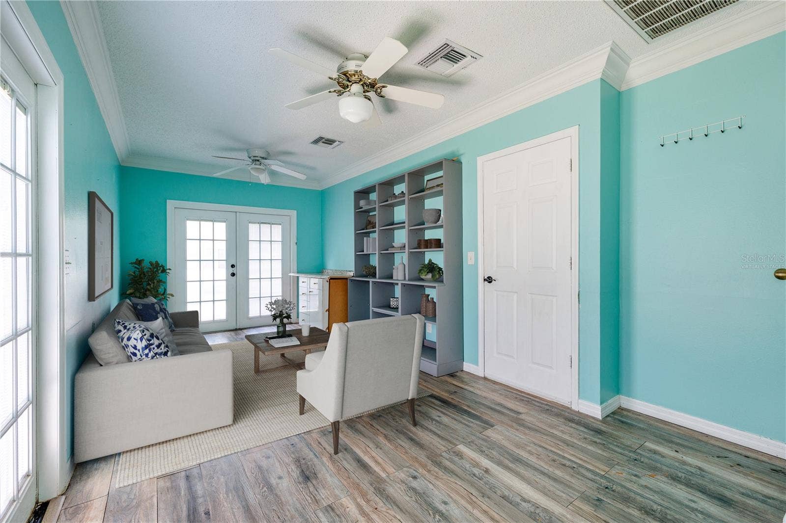 Virtually staged Bonus Room / Flex room.   Would be a great home office, gym, hobby room, etc