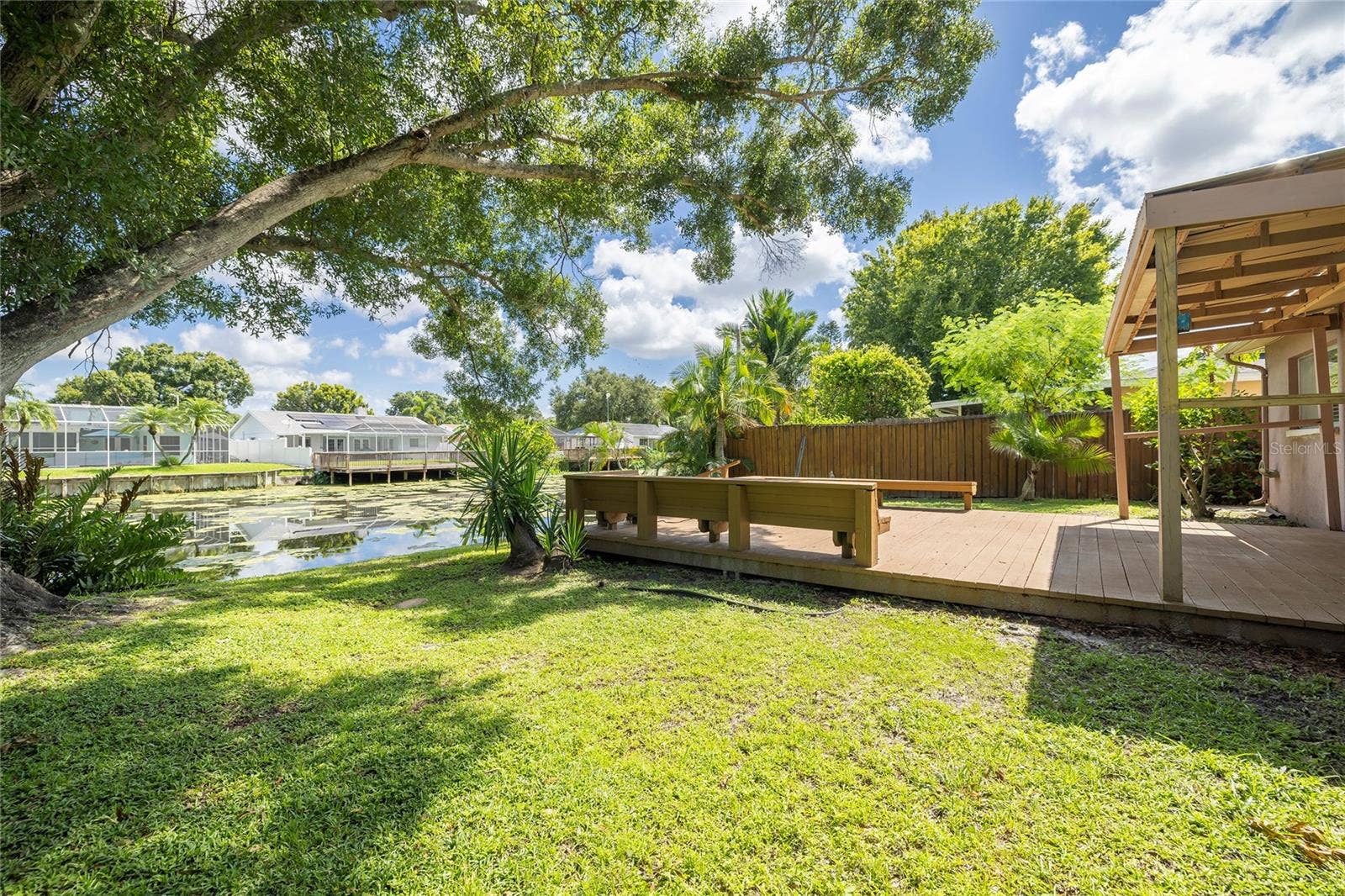 6355 102ND TERRACE N, Pinellas Park, FL 33782 Large Deck overlooking the water