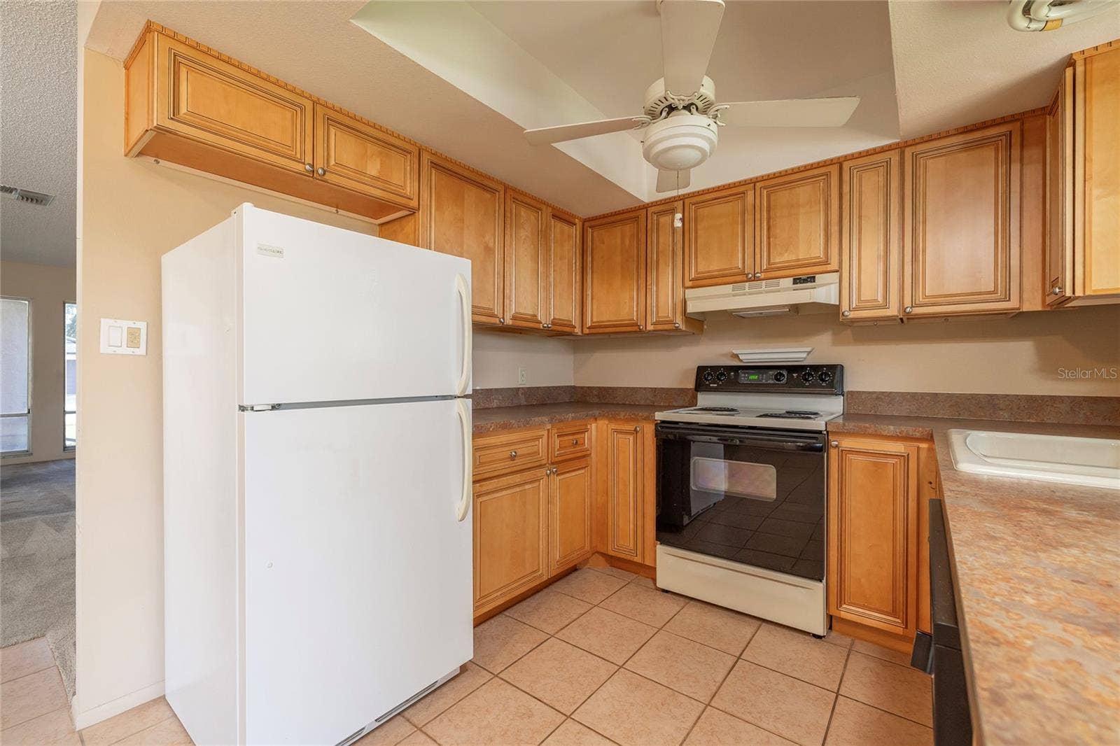 6355 102ND TERRACE N, Pinellas Park, FL 33782 Kitchen with updated solid-wood cabinets