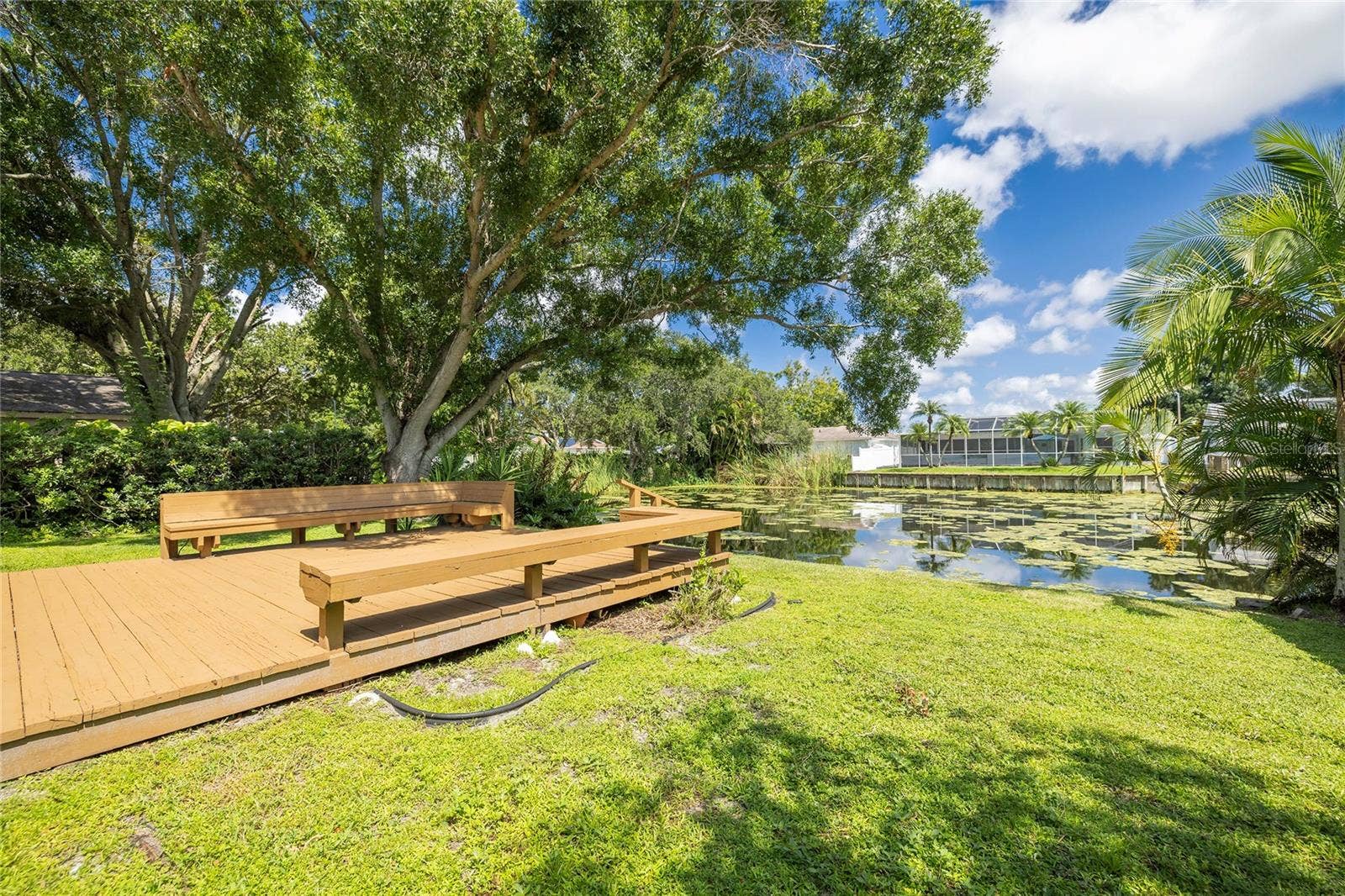 6355 102ND TERRACE N, Pinellas Park, FL 33782 Large Deck overlooking the water