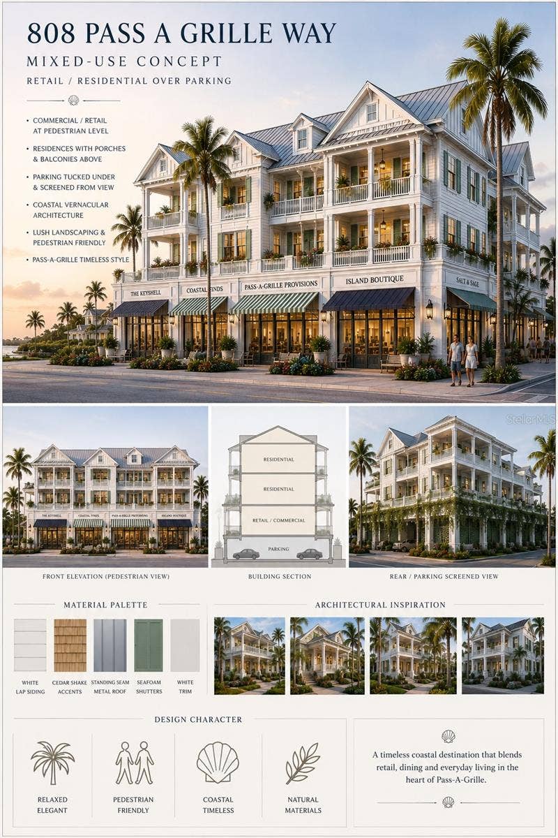 808 PASS A GRILLE WAY, St Pete Beach, FL 33706 Concept Rendering