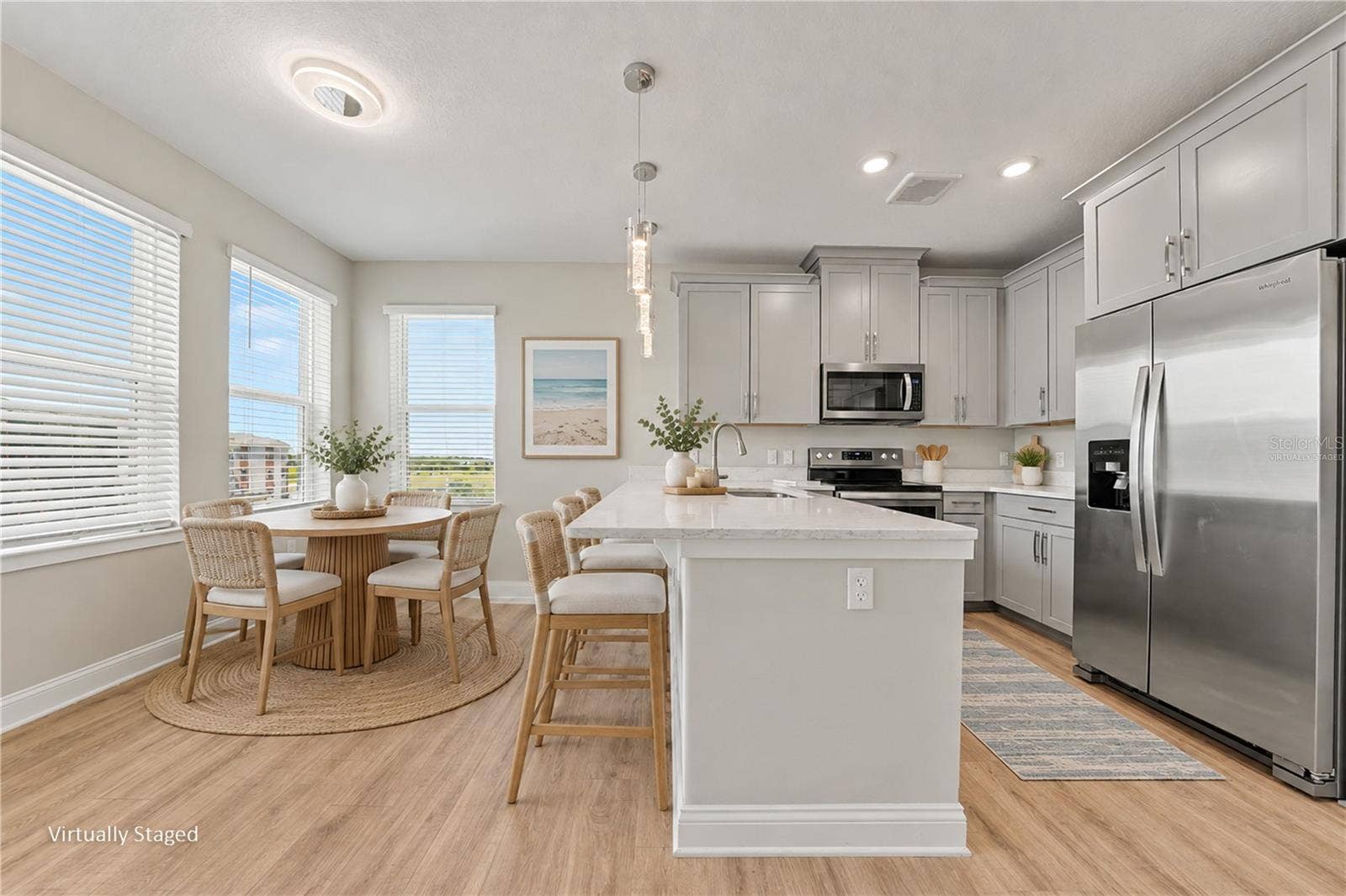 7505 LAUREATE BOULEVARD, #2407, Orlando, FL 32827 Virtually staged kitchen