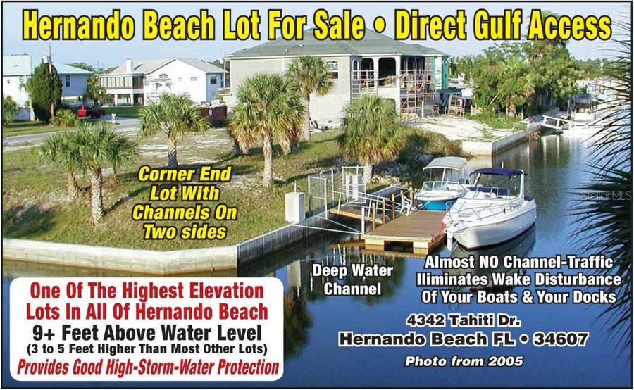 Property photo for 4342 TAHITI DRIVE, Hernando Beach, FL