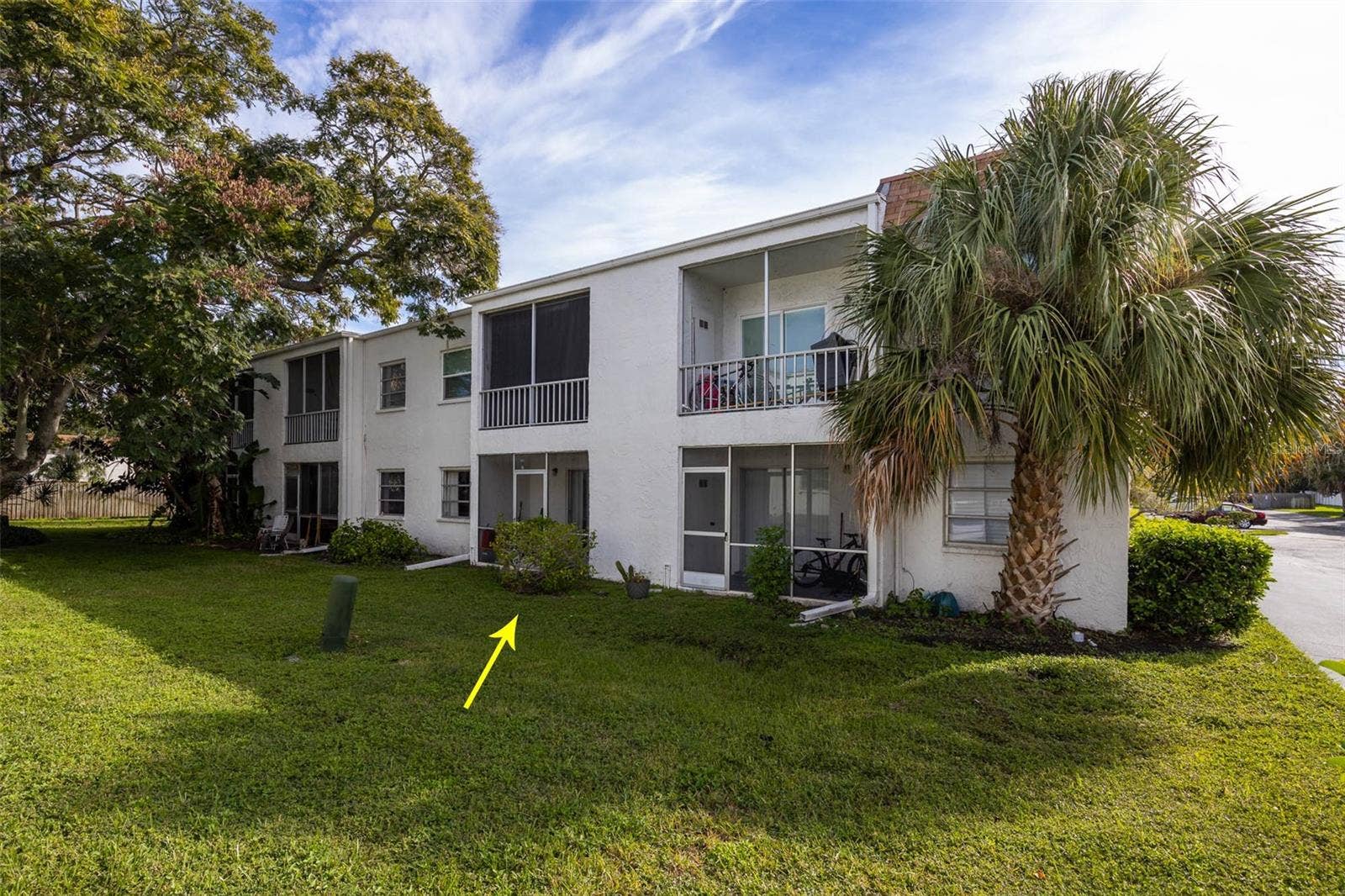 341 S MCMULLEN BOOTH ROAD, #147, Clearwater, FL 33759 Back Patio with Storage Closet