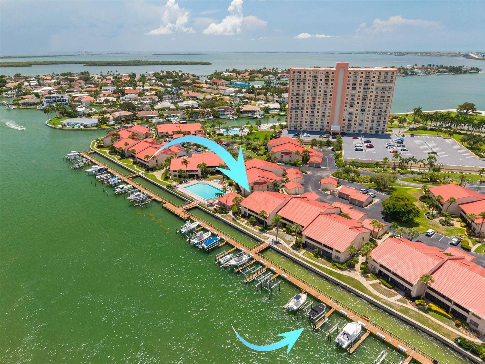 4780 BRITTANY DRIVE S, #114, St Petersburg, FL 33715 Waterfront with a Dock