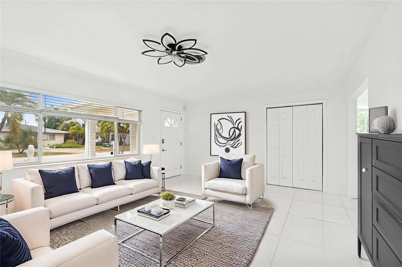 455 81ST AVENUE, St Pete Beach, FL 33706 Virtually staged Living room