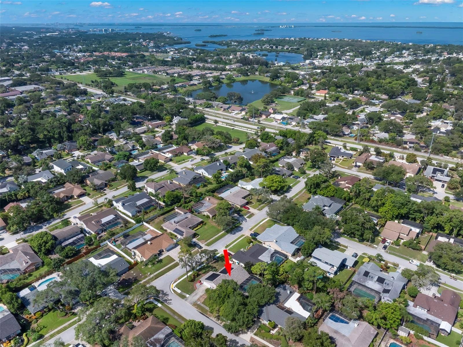 1419 INDIAN TRAIL S, Palm Harbor, FL 34683 Aerial