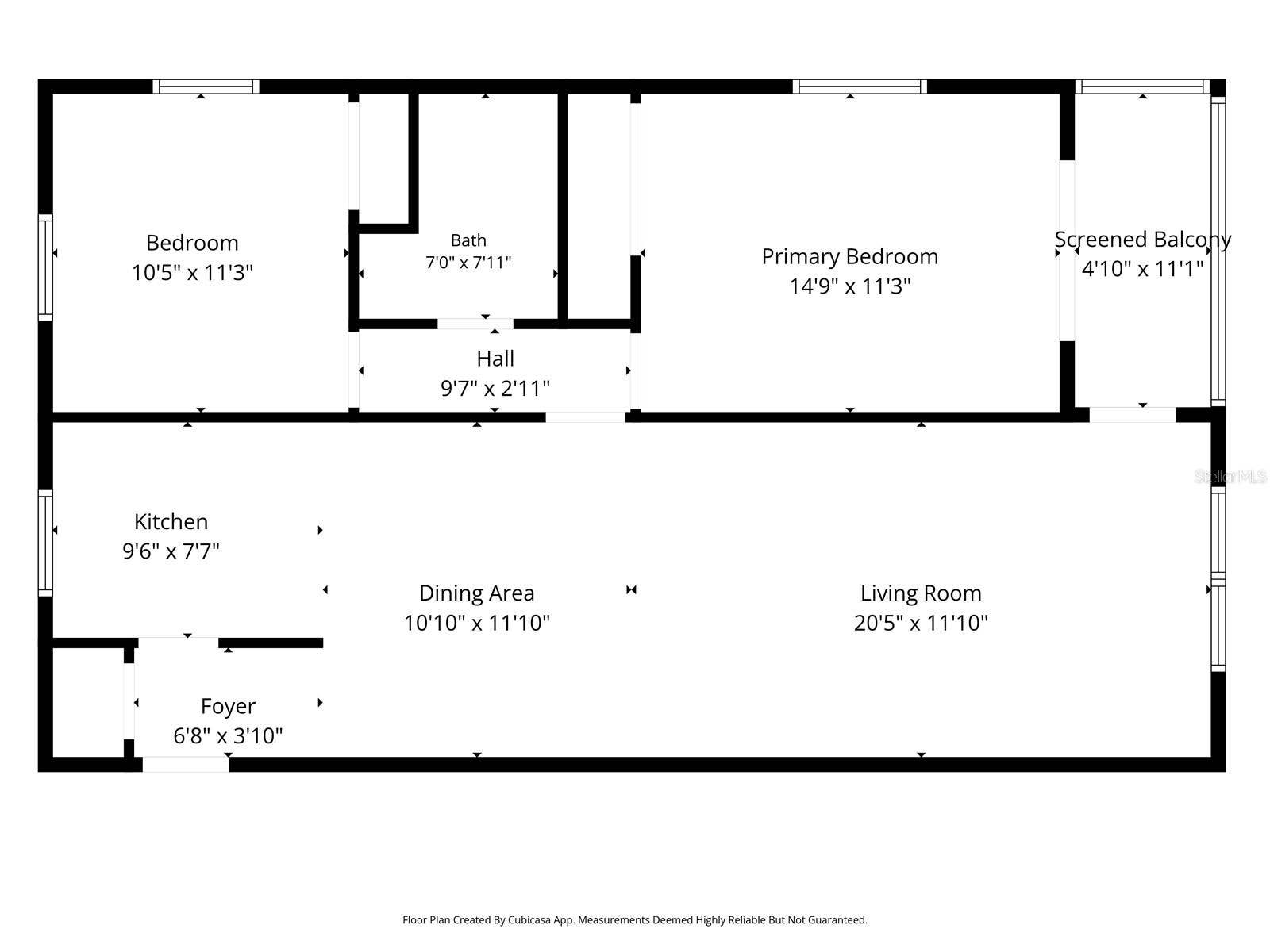 12760 INDIAN ROCKS ROAD, #107, Largo, FL 33774 Floor Plan