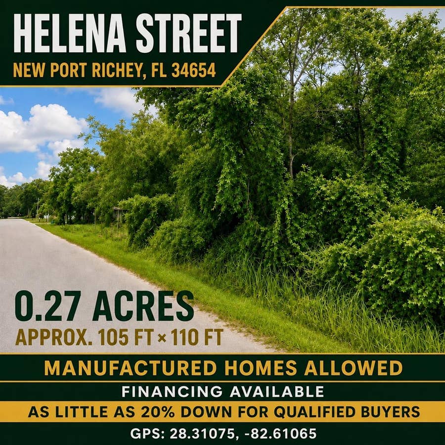 Property photo for HELENA STREET, New Port Richey, FL