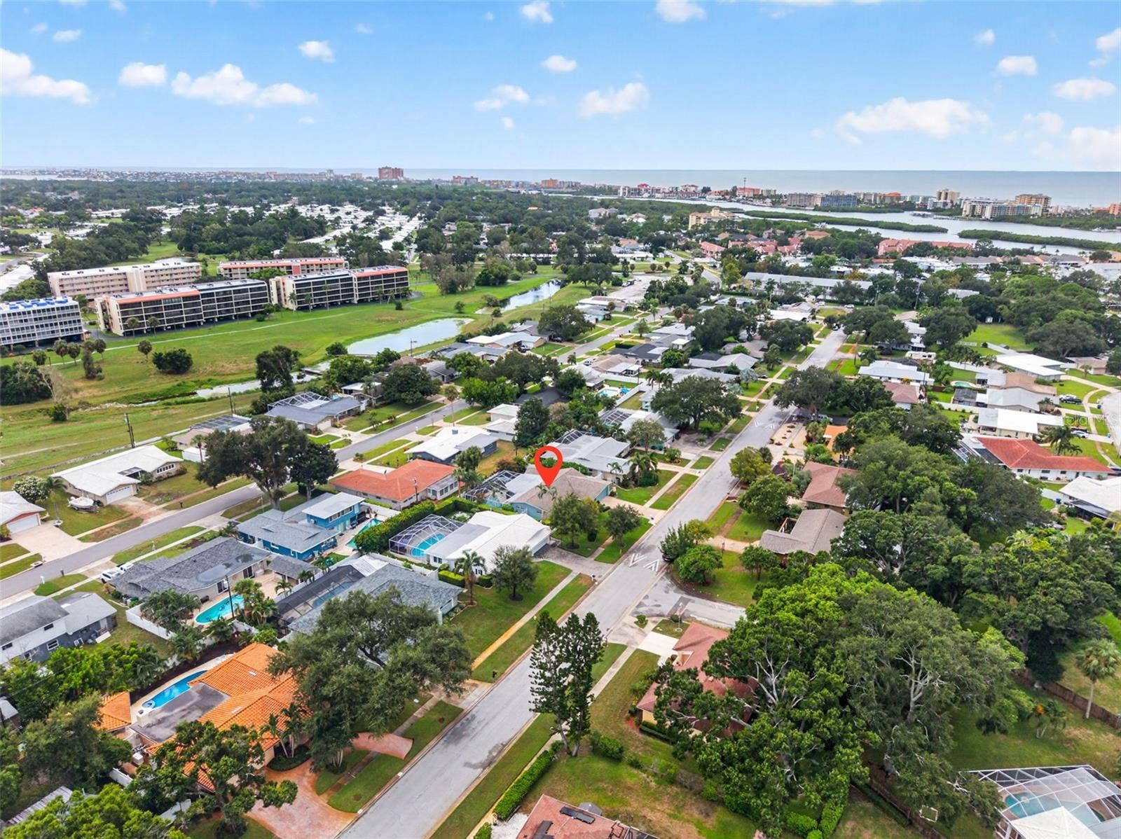 9795 PORTSIDE DRIVE, Seminole, FL 33776 Arial of Yacht Club Estates