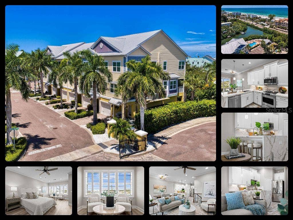 105 HAVEN BEACH DRIVE, Indian Rocks Beach, FL 33785 Updated 3 bedroom, 3 full bath, 1,935 sq ft townhome in The Cove, a cozy, gated community across Gulf Blvd from the beach.