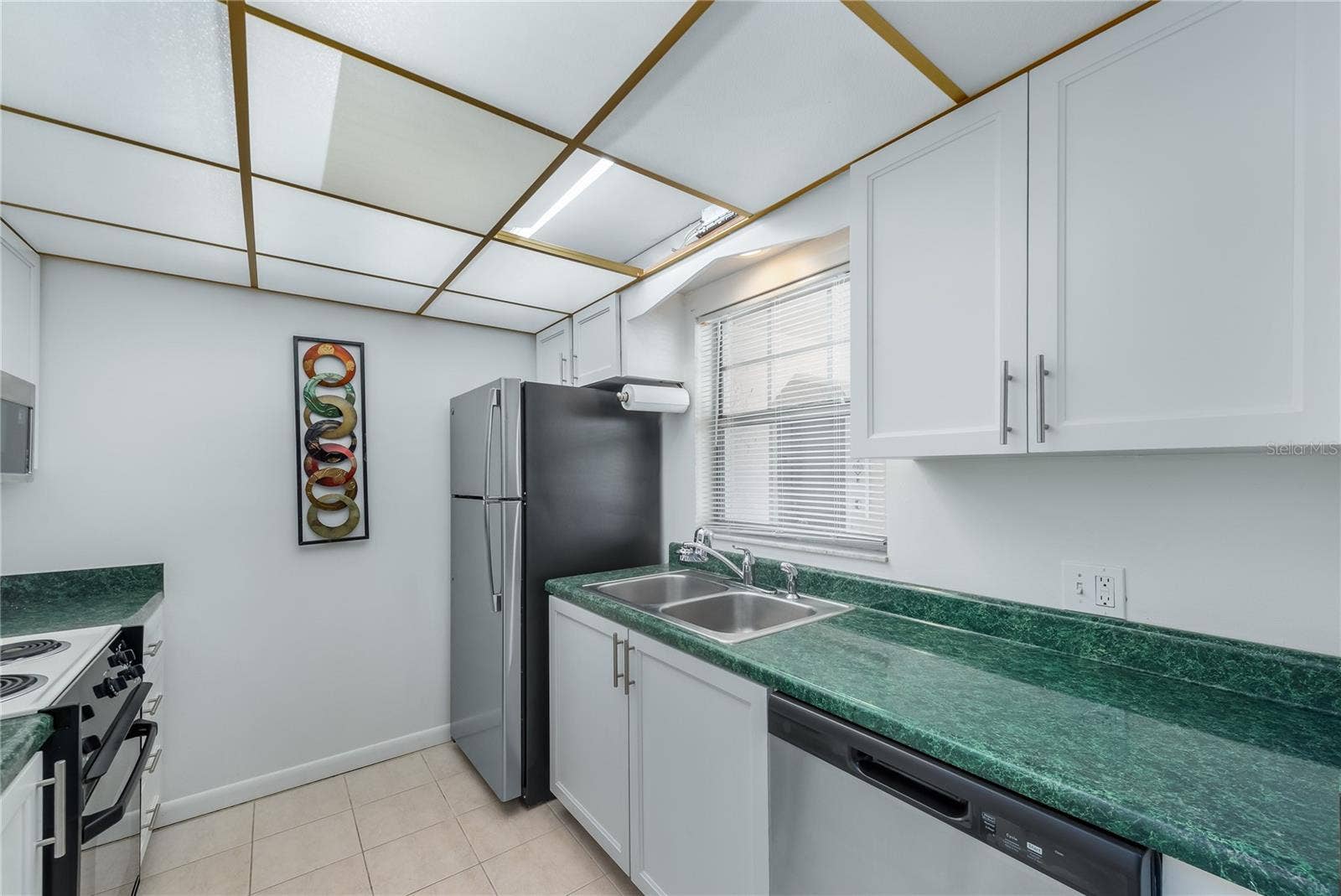 Plenty of counter and storage space