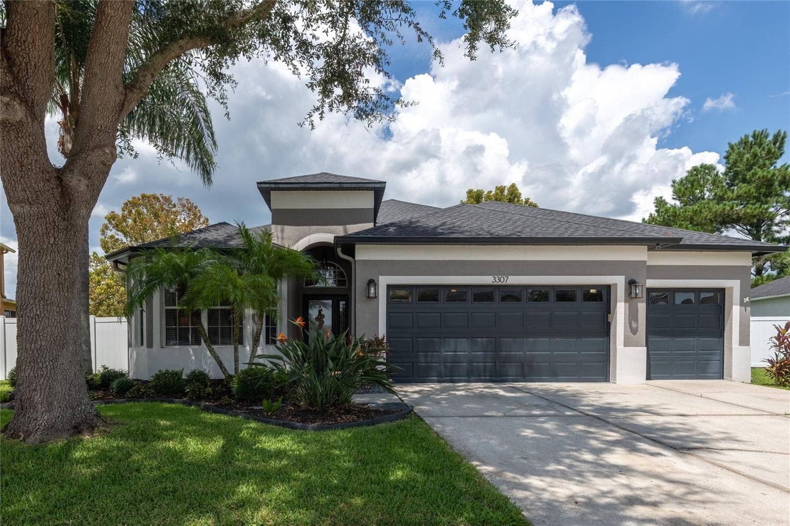 3307 CHESSINGTON DRIVE, Land O Lakes, FL 34638 Four Bedroom, 3 Bath home with No Rear Neighbors with a pond and conservation veiw.