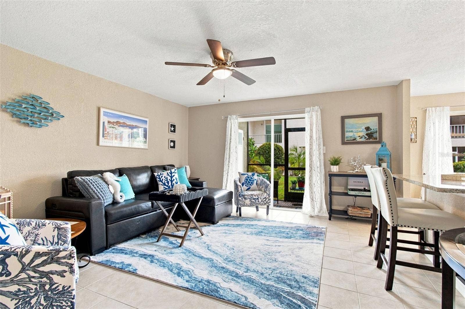 217 S MCMULLEN BOOTH ROAD, #179, Clearwater, FL 33759 Family Room w/Sliding Glass Doors