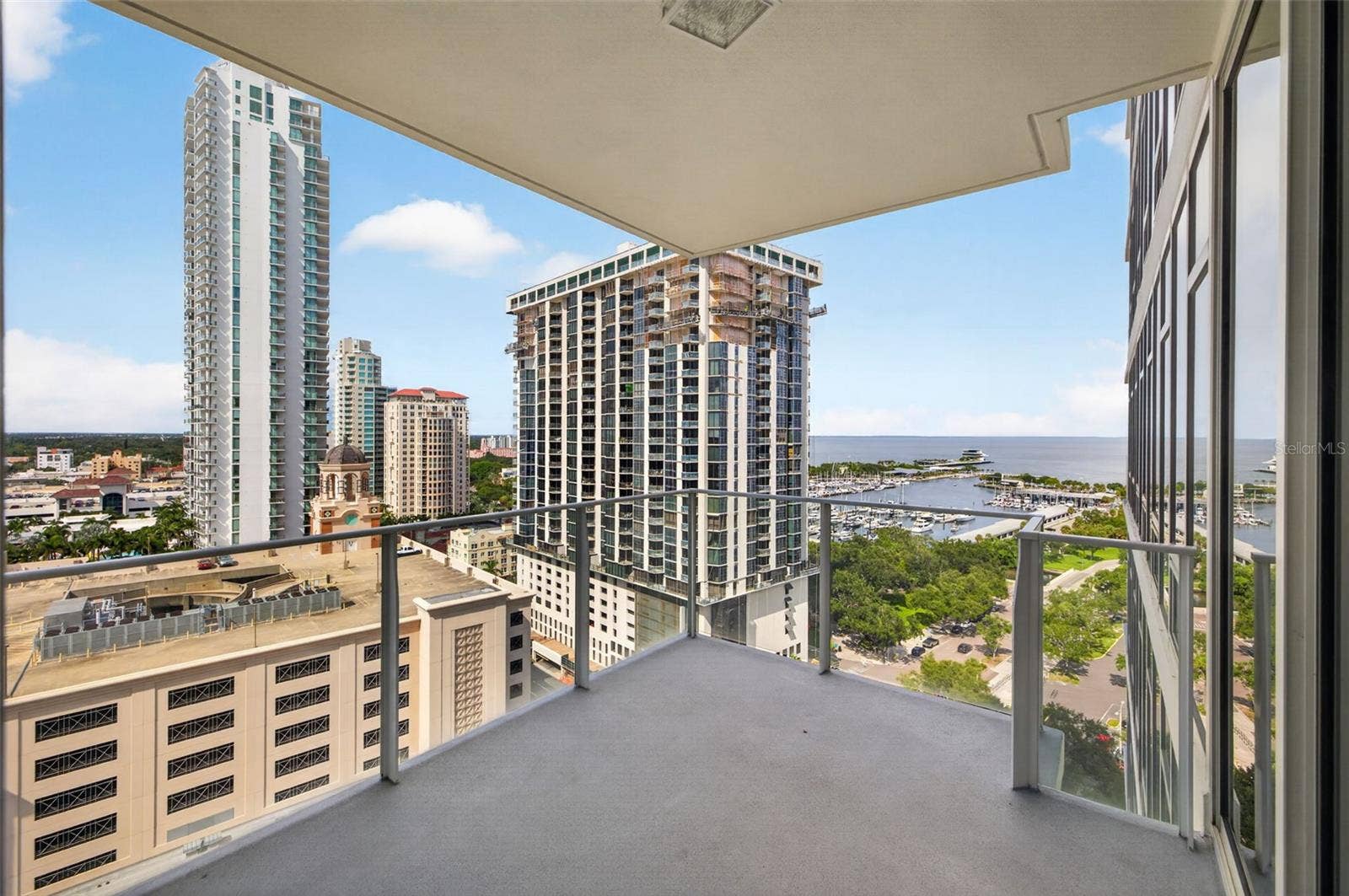 175 1ST STREET S, #1801, St Petersburg, FL 33701 Views of the Pier from the Balcony