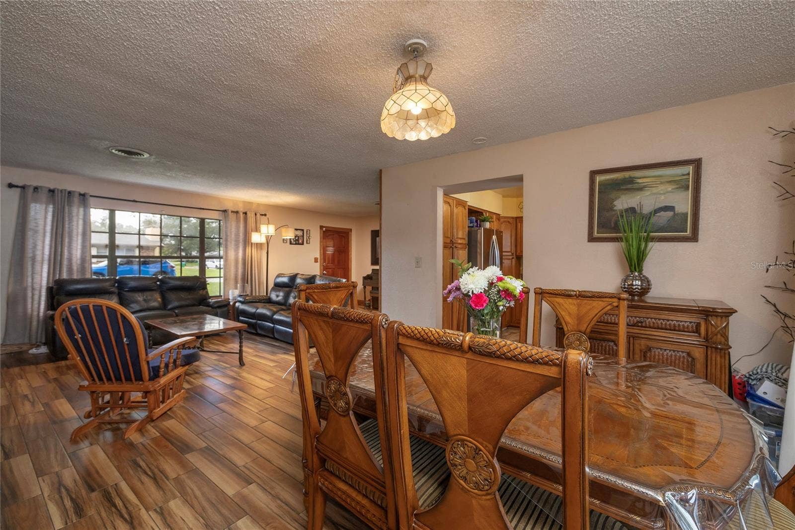 Dining Room overlooking Living Room