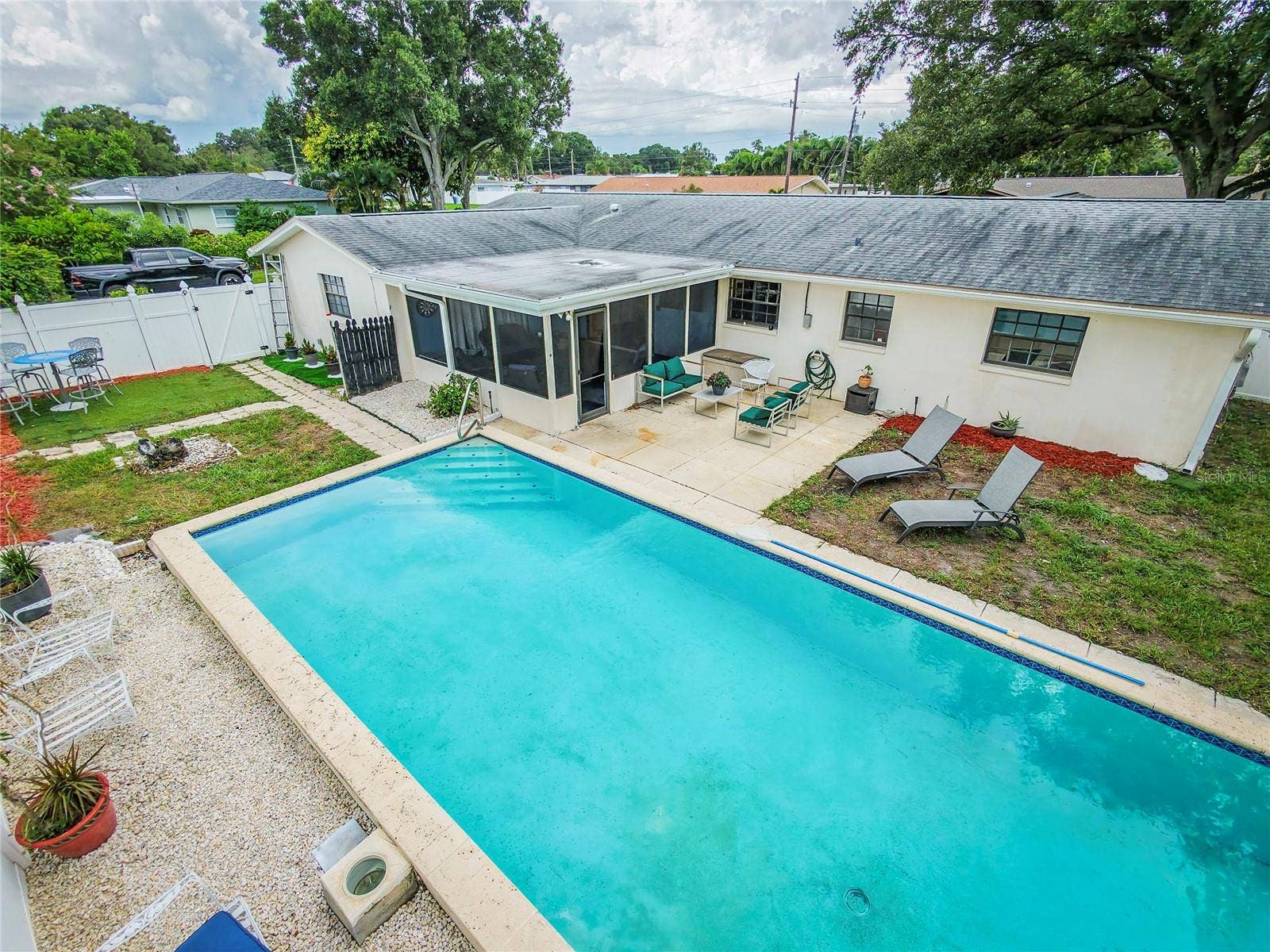 Pool and large yard