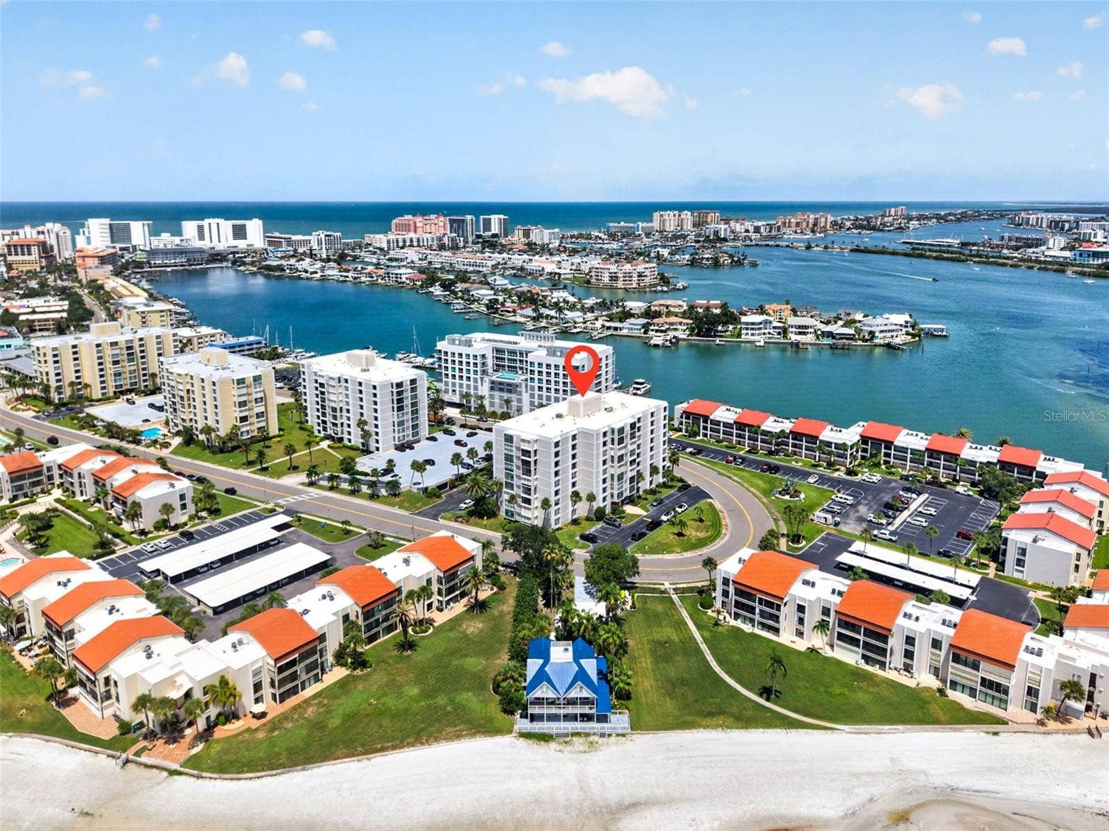 855 BAYWAY BOULEVARD, #503, Clearwater Beach, FL 33767 Aerial