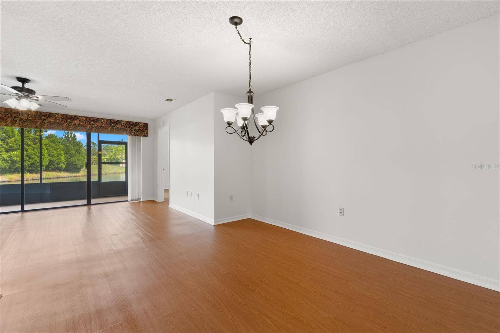 Dining room open to the living room