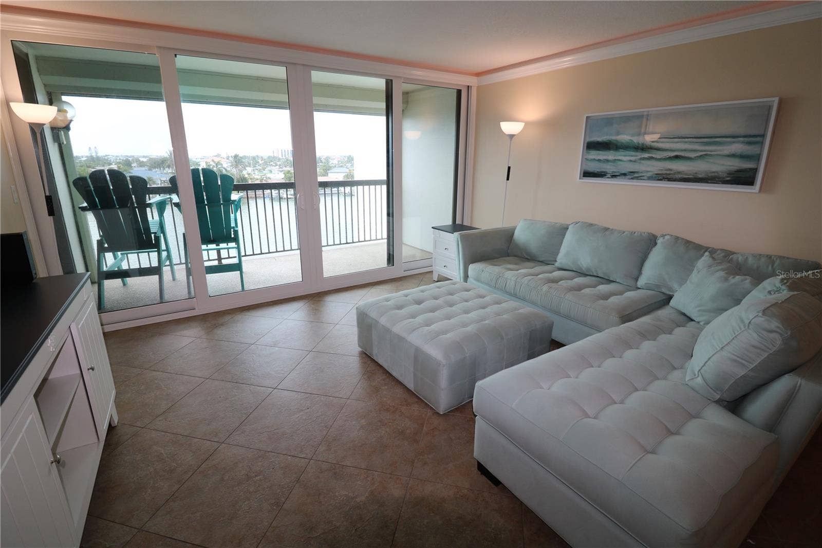 9495 BLIND PASS ROAD, #504, St Pete Beach, FL 33706 Beautiful views from the living room
