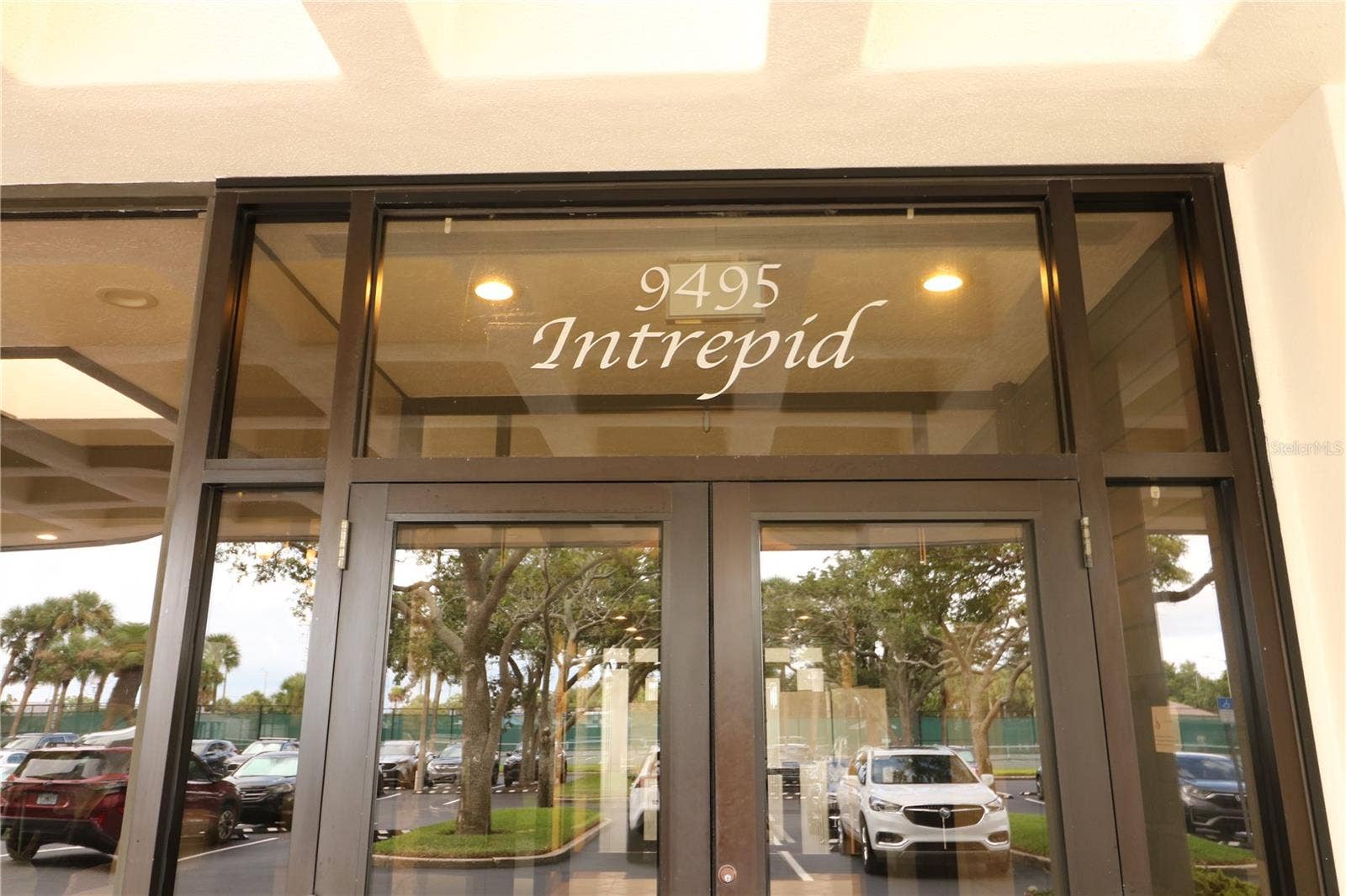 9495 BLIND PASS ROAD, #504, St Pete Beach, FL 33706 Entrance to Intrepid building
