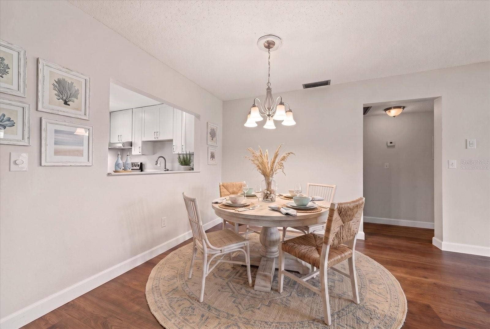 1975 W BAY DRIVE, #109, Largo, FL 33770 Dining room. Virtually staged