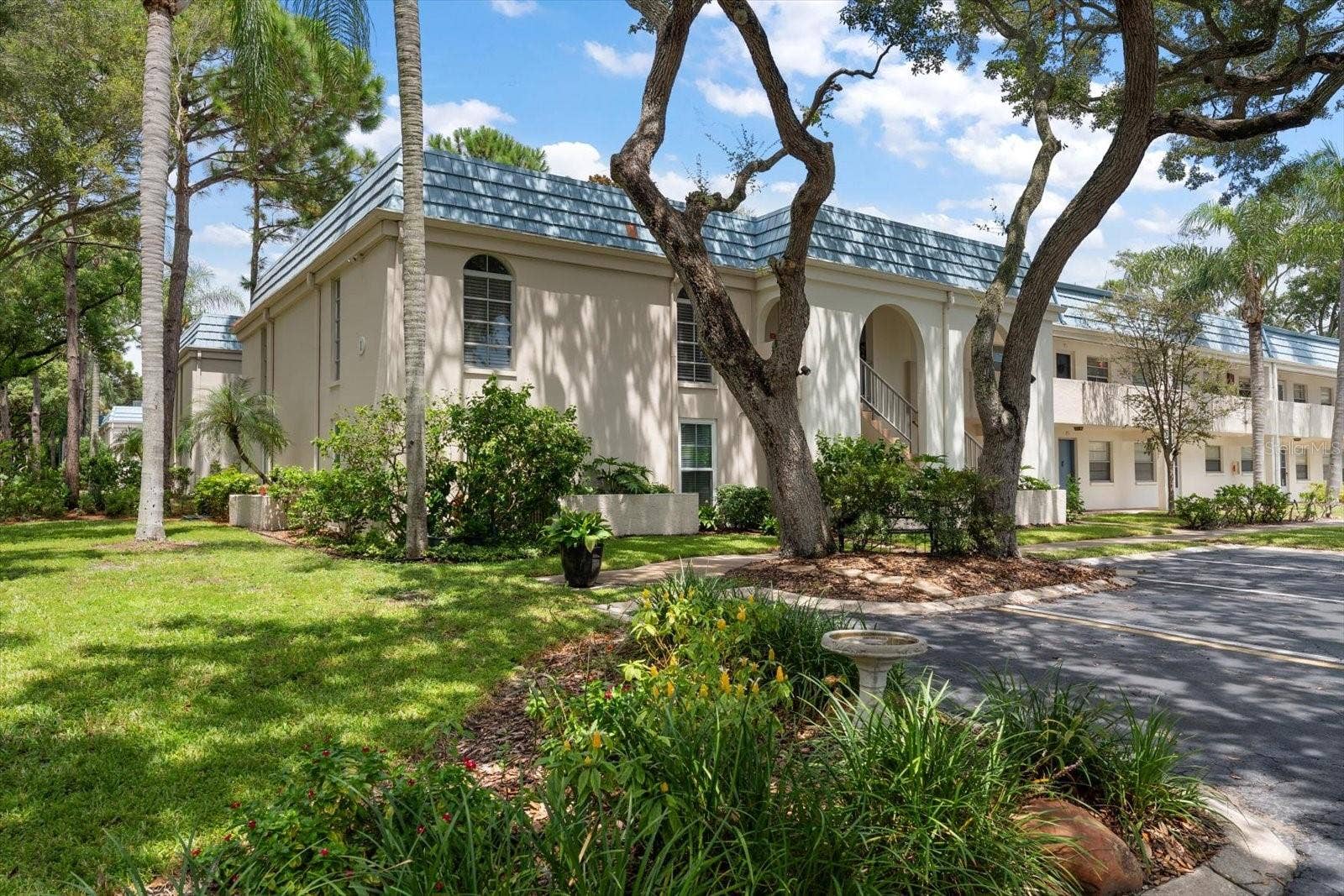 1975 W BAY DRIVE, #109, Largo, FL 33770 Front of building, unit is end unit on 2nd floor
