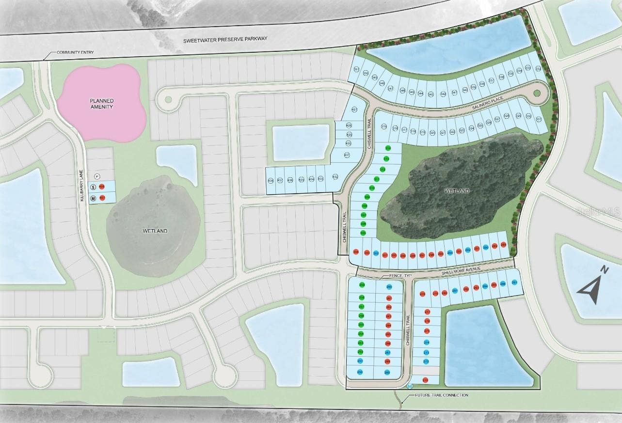 9309 CHISWELL LANE, Palmetto, FL 34221 Cove at Coasterra Sitemap