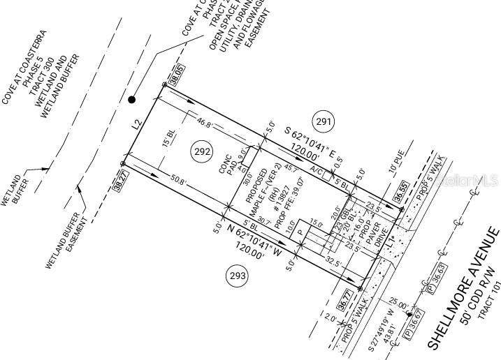 13827 SHELLMORE AVENUE, Palmetto, FL 34221 Plot Plan