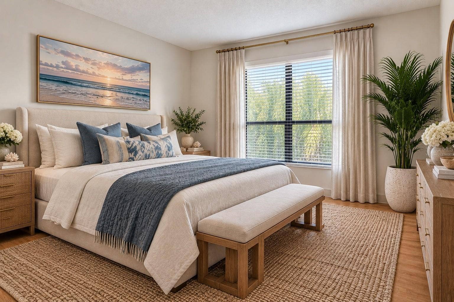 13626 GREENFIELD DRIVE, #109, Tampa, FL 33618 Virtually Staged Secondary Bedroom
