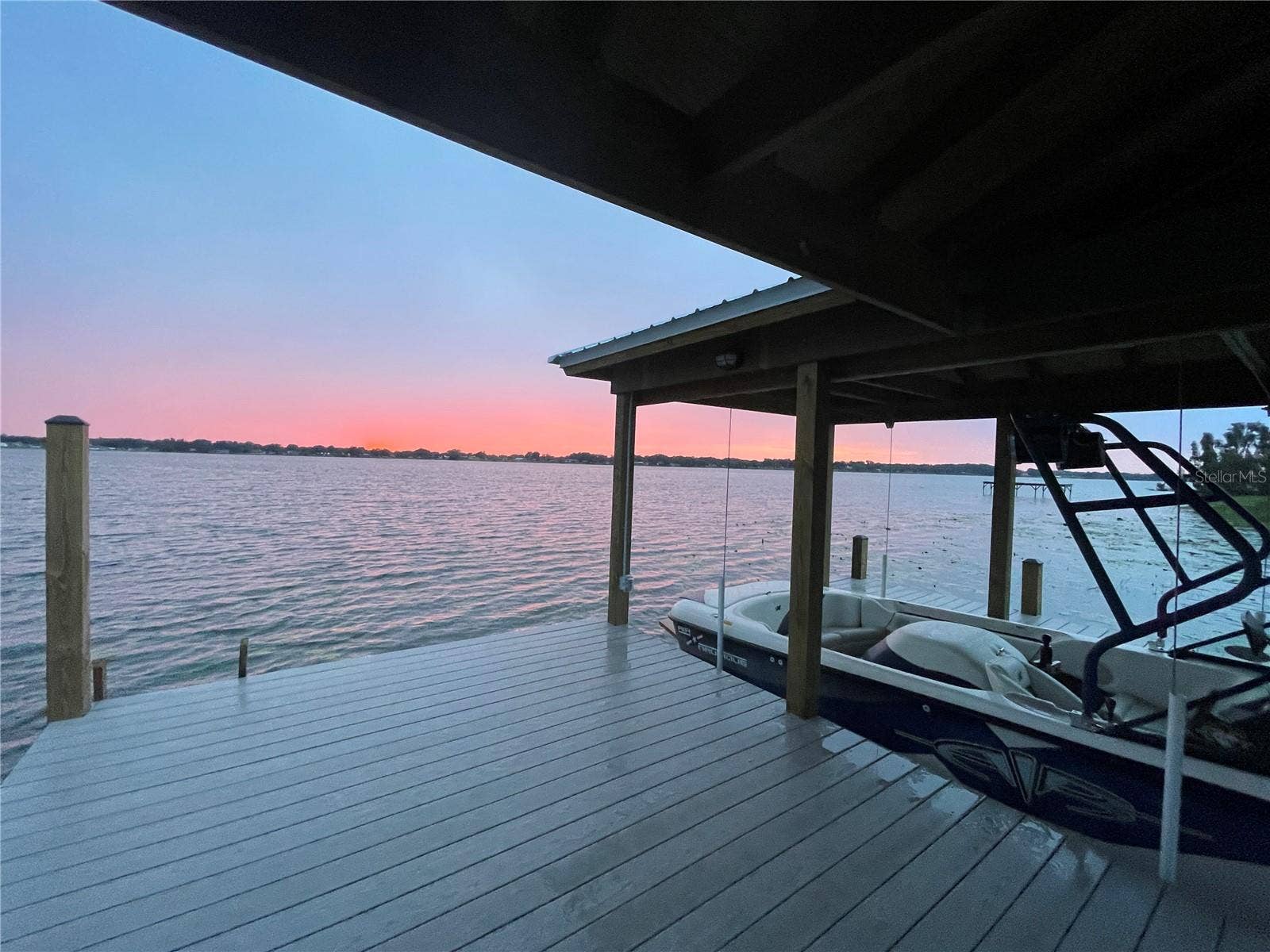 879 S TERRACE DRIVE, Eagle Lake, FL 33839 View of Lake/Sunset