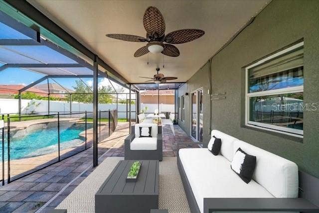 2863 MAPLE BROOK LOOP, Lutz, FL 33558 Lanai