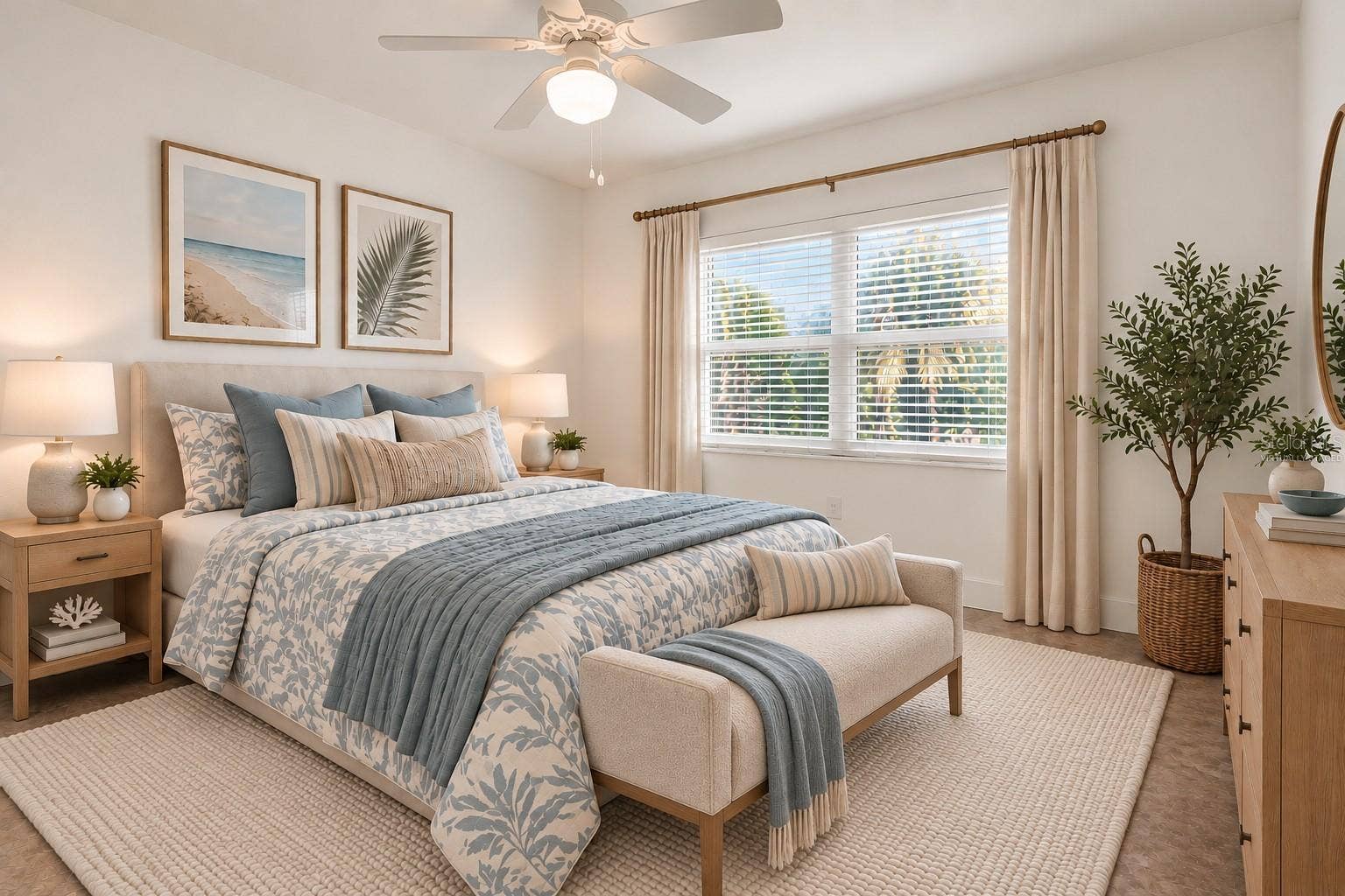283 104TH AVENUE, #106, Treasure Island, FL 33706 Virtually Staged Bedroom 2