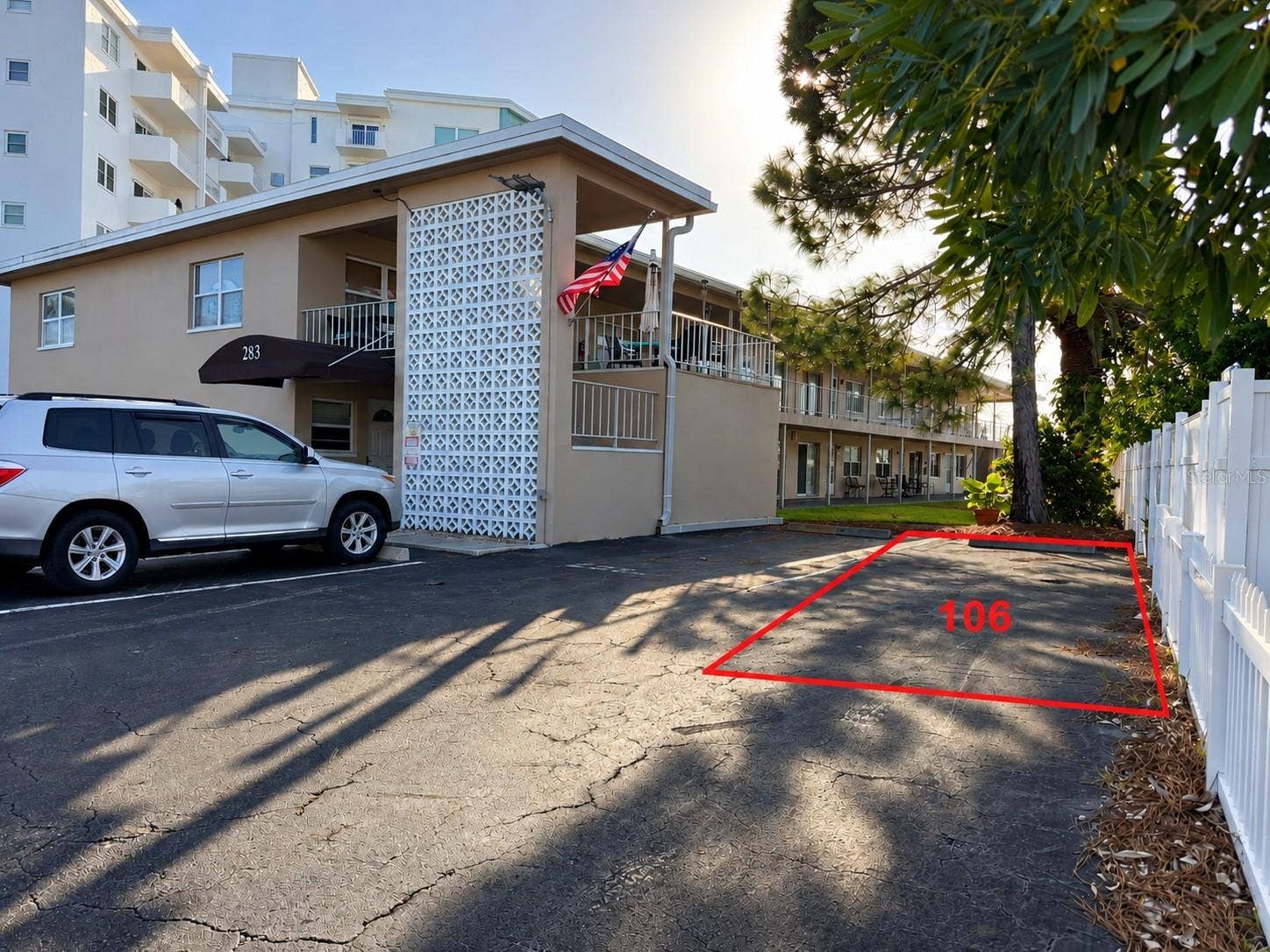283 104TH AVENUE, #106, Treasure Island, FL 33706 Parking Space for up to 3 Cars