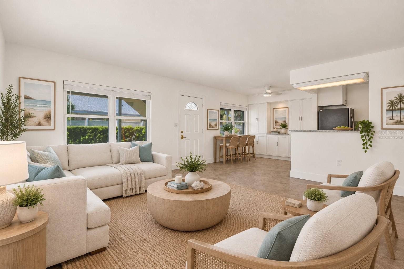283 104TH AVENUE, #106, Treasure Island, FL 33706 Virtually Staged Living Area