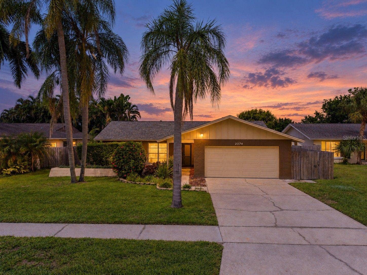 2374 COVINGTON DRIVE, Clearwater, FL 33763 Front-Twighlight