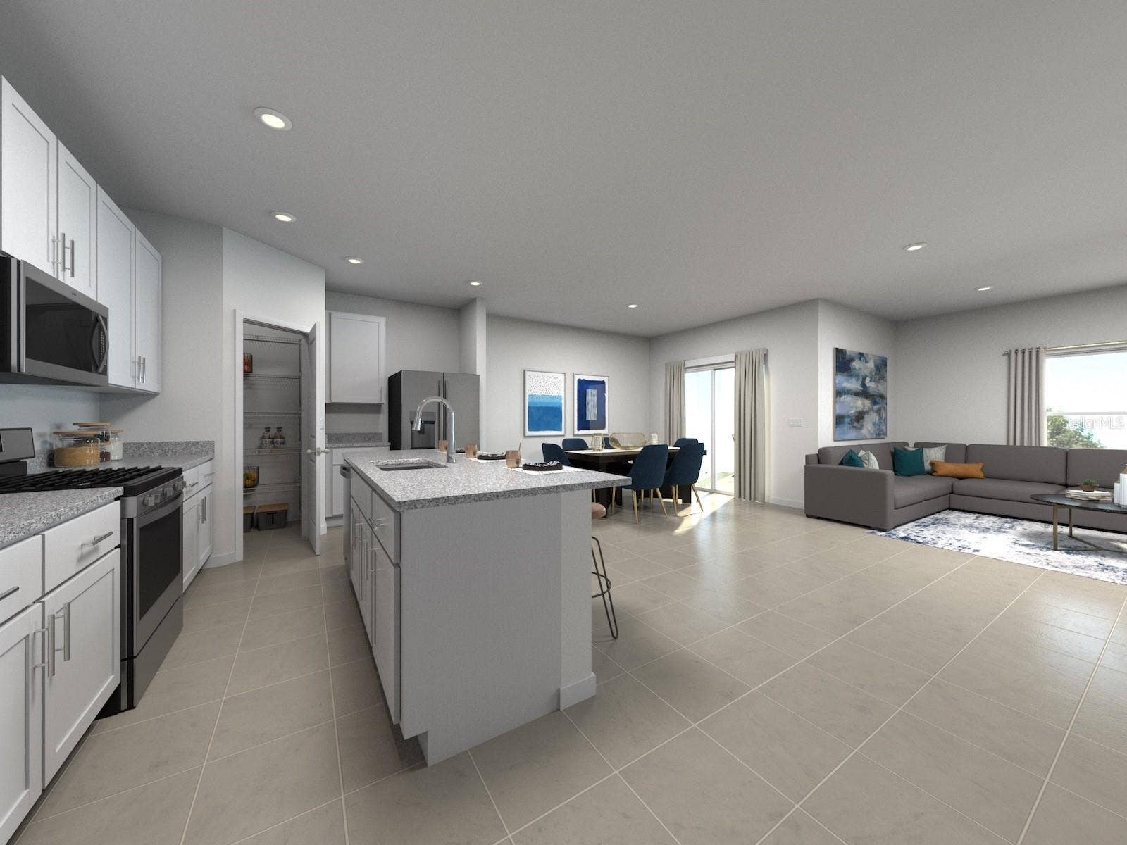 Artist rendering of the home.