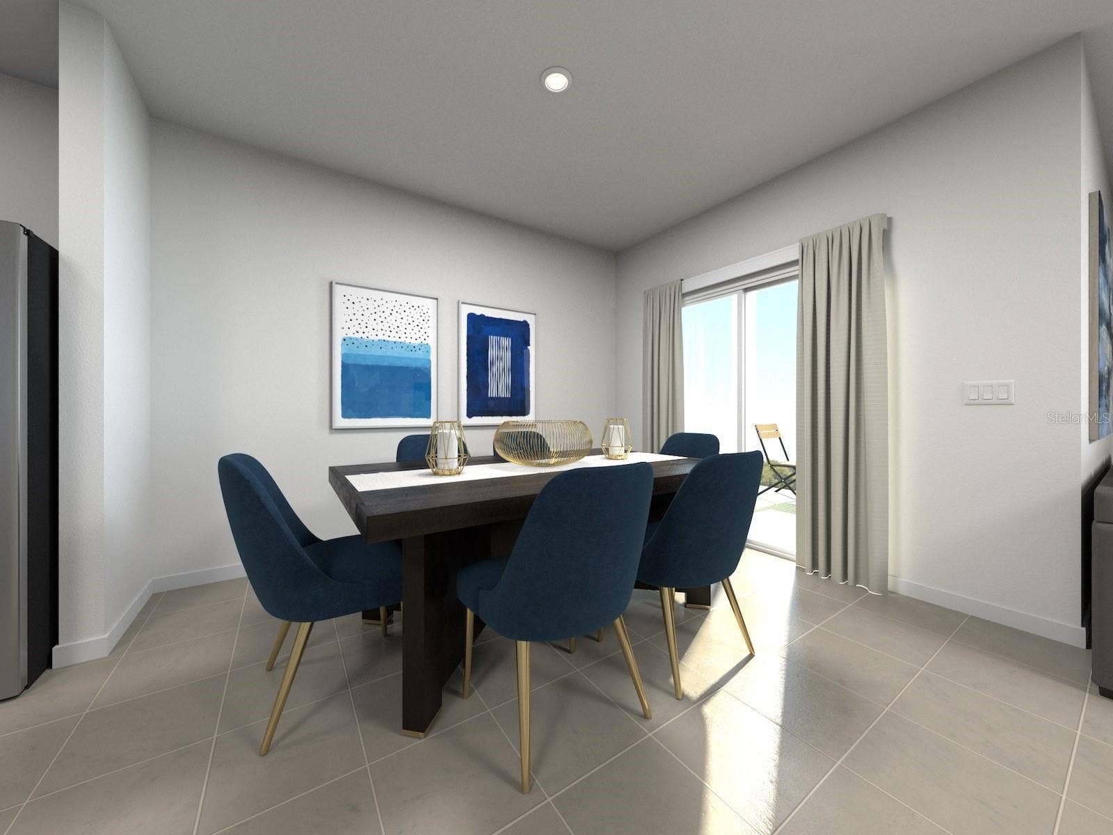 Artist rendering of the home.