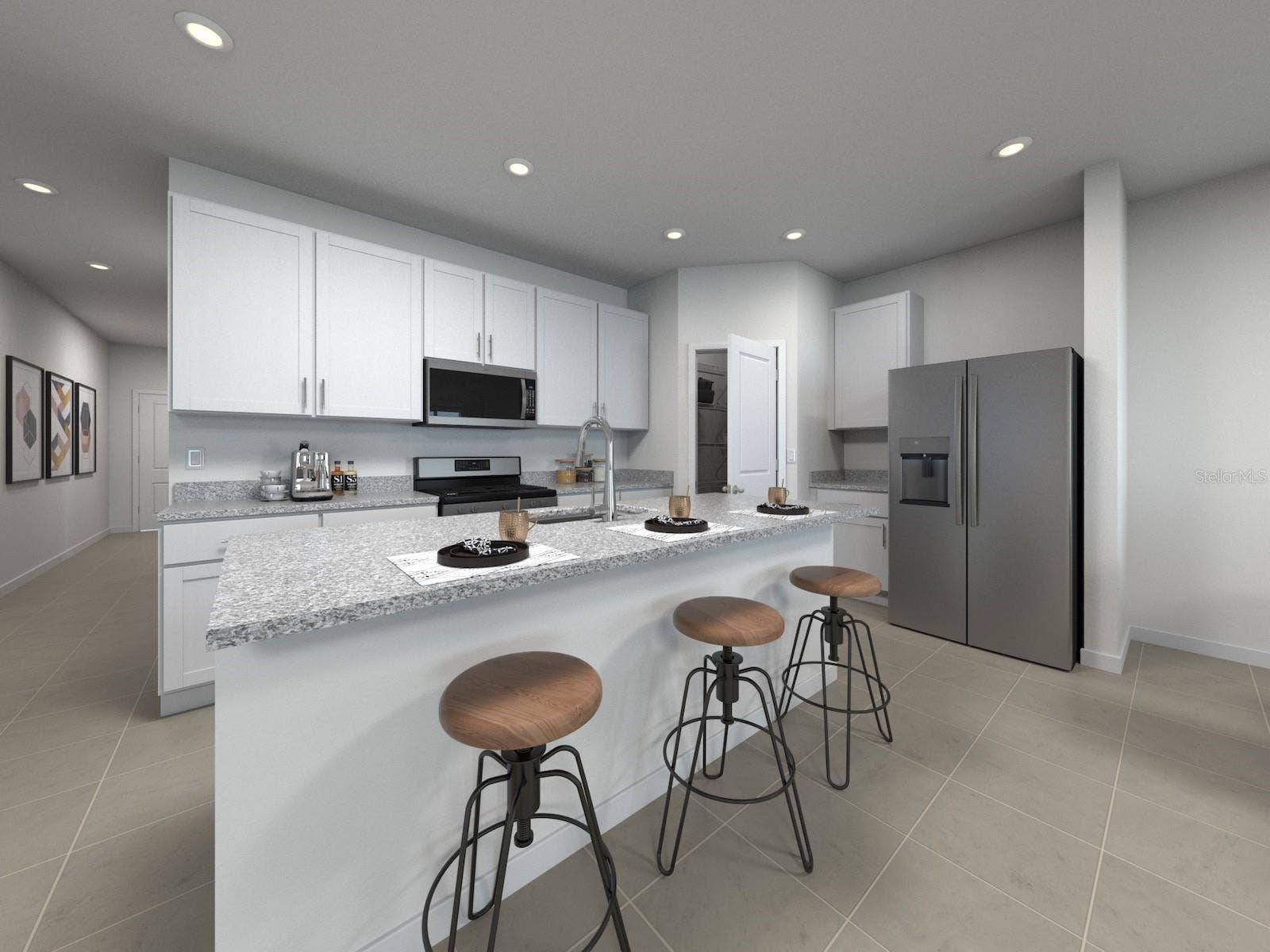 Artist rendering of the home.
