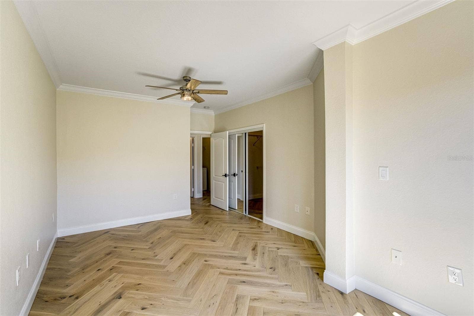 2730 VIA TIVOLI, #334B, Clearwater, FL 33764 Primary bedroom with new wood flooring